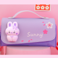 School Supplies Stationery Aesthetic Pencil Bag Cute Decompression Toys Stationary Pouch Cases Girls Waterproof Accessories.