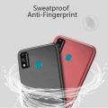 Biruiqu For Huawei Honor 9X Lite Shockproof Anti Slip Soft TPU Sandstone Matte Back Case Cover.
