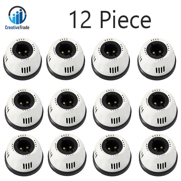 Bundle of 12 Pieces Celing Light Holder Super Model Batten Round ( B 22 Pin) Holder Easy to Use and Maintain