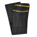 Boishakhi black lungi 100% linen 5 hands. 