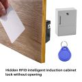Invisible Hidden RFID Free Opening Intelligent Sensor Cabinet Lock Locker Wardrobe Shoe Cabinet Drawer Door Lock Electronic Dark Lock. 