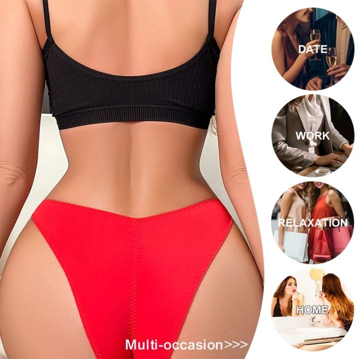Women%20Panties%20Red%20Low%20Waist%20Seamless%20Ladies%20Briefs%20Comfortable%20Solid%20Female%20Underwear%20Lingerie%20Underpants%20-%20Image%206