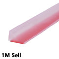 1M Silicone Water Waterproof Strip Dry and Wet Separation Kitchen Sink Strip Countertop Retention Shower Door Bottom Seal Strip.