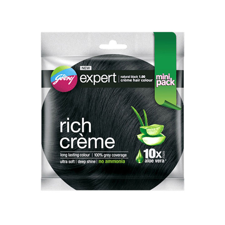 Godrej Expert Rich Creme Hair Colour Natural Black 12ML+12GM