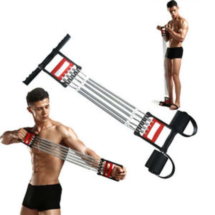 Multi%20Function%20Chest%20Pull%20Expander%20-%20Black%20and%20Silver%20-%20Image%204