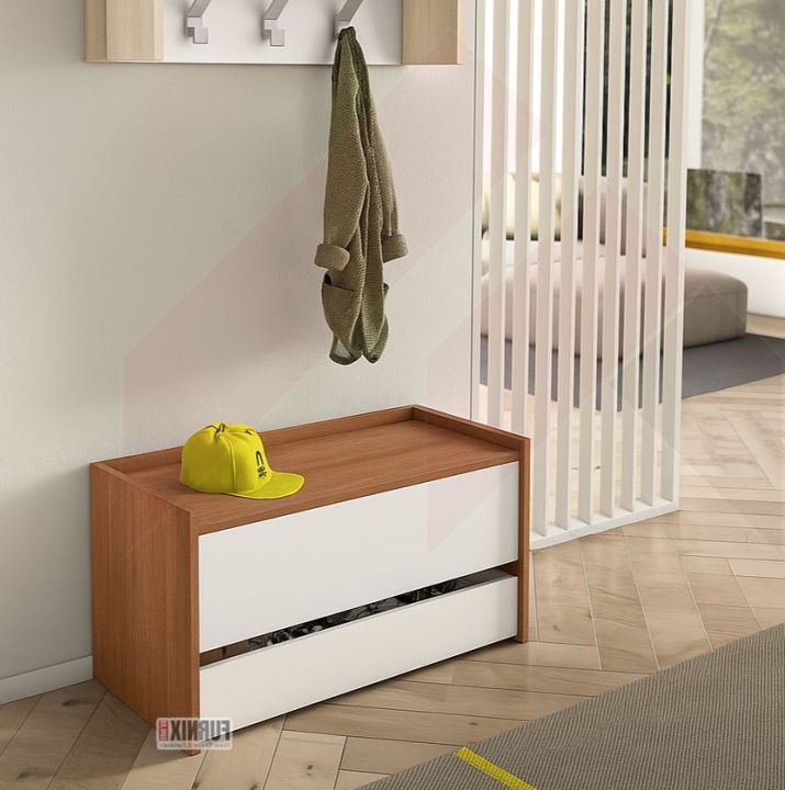 Entrance Shoe Storage Bench with Drawer & Seating – Multi-Functional Hallway Organizer