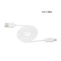 HA 1m 3ft Round V8 USB to Micro USB Good Quality Charge Data Cable for Samsung-White. 