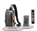 Men Anti-theft Waterproof Crossbody Bag+wallet.