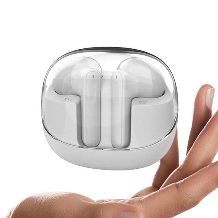 Cross-border new mini transparent ultra-small warehouse factory private model TWS wireless bluetooth headset half in-ear ZG021 noise reduction