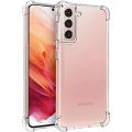 Samsung Galaxy S215G Transparent Soft & Flexible TPU With Bumper Mobile Back Cover.