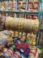 1 Set New Indian Bridal Jhumka Pekhom Bangles/Churi Package For Girls-(1 full set). 