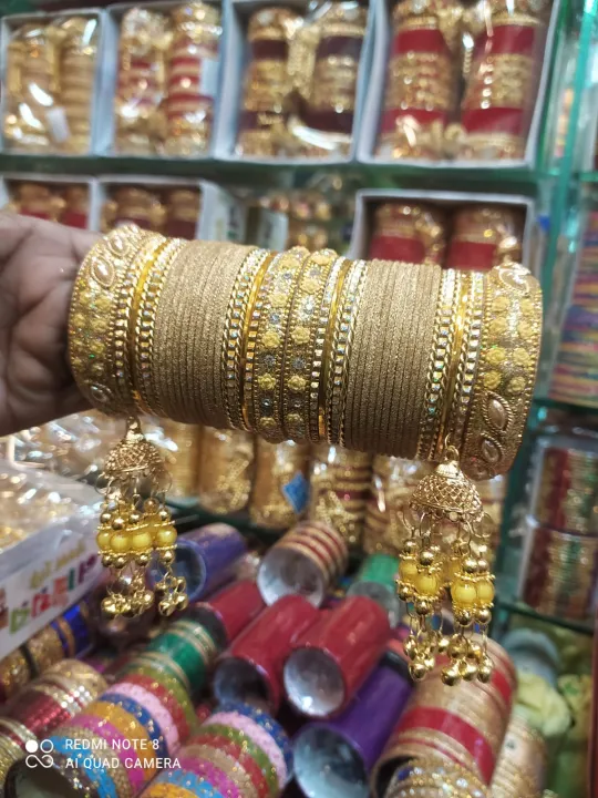 1%20Set%20New%20Indian%20Bridal%20Jhumka%20Pekhom%20Bangles/Churi%20Package%20For%20Girls-(1%20full%20set)%20-%20Image%202