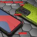 For Samsung A23 A13 4G case Silicone + PC Shockproof Armor Transparent Honeycomb Phone cases for A53 A73 A33 5G Back cover.
