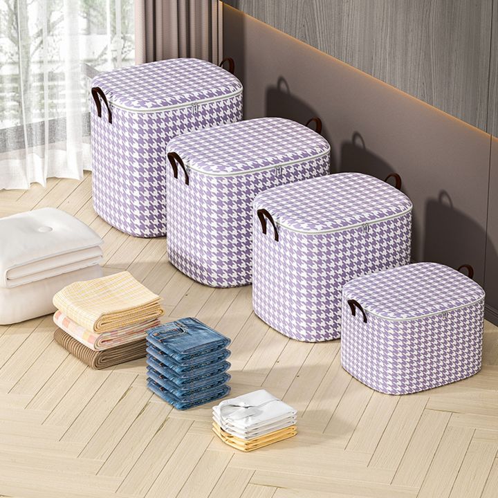 1pc%20Large%20Capacity%20Clothes%20Storage%20Bag,Four%20colors,Foldable%20Dustproof%20Bag,Handle%20Folding,Clothes,Blankets,Toys%20Storage%20-%20Image%203
