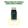 Simple Small Steering Gear Brushless Motor ESC Controller Checker Drive Steering Mini Gear Speed Controller Testing Module Conbo.