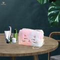 Multifunctional Plush Cosmetic Bag Valentines Day Gifts Cute Zipper Travel Portable Toiletry Bag. 