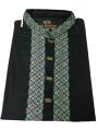 Stylish black Color Men's Embroidery Punjabi - Panjabi For Men. 