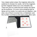 Magic Card Appearing Illusion Optical Wallet Trick Stage Magician Props Kids Toy.