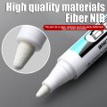 0.7/1.0/2.5MM White Permanent Marker Pen Waterproof Painting Marker For Wood Rock Plastic Leather Glass Stone Metal Art Supplies Luhuai CVC. 