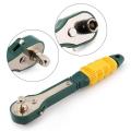 ni 1/4 ad Screwdriver Pole 6.35mm Inner xagon Ratct Socket Wrench with Dual-ad Home Tool Accessory. 