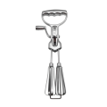 Hand Crank ,Handheld Double Stainless Steel Rotary Hand Whip Whisk. 