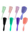 Detangling Hair Brush Octopus Hairbrush Pink Purple Massage Curly Hair Brush Wet Hair Comb Detangling Brush Wavy Thick Hair.