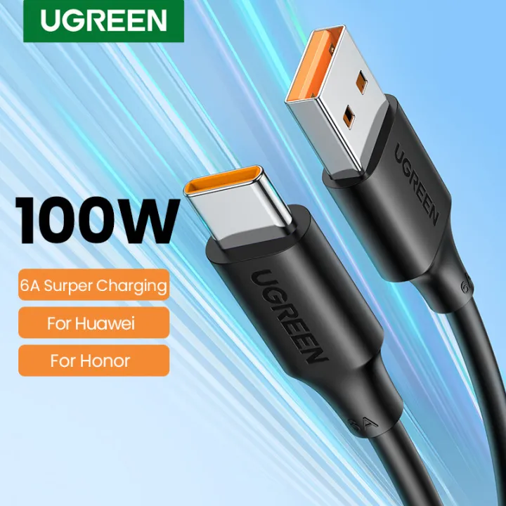 UGREEN%206A%20100W%20Aluminum%20shell%20Nylon%20Type%20C%20Fast%20Charger%20USB%20Cable%20for%20Huawei%20P40%20P40%20Pro%20P40%20Pro%20P30%20Pro%20P10%20P10%20Pro%20P20%20Mate%2010%20Mate%2020%20Pro%20Mate%2030%20V10%20V20%20SuperCharge%20USB%20C%20Cable%20-%20Image%202