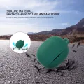 for QCY MeloBuds N20 Earphone Case Solid Color Silicone Soft Shell Washable Protective Cover.