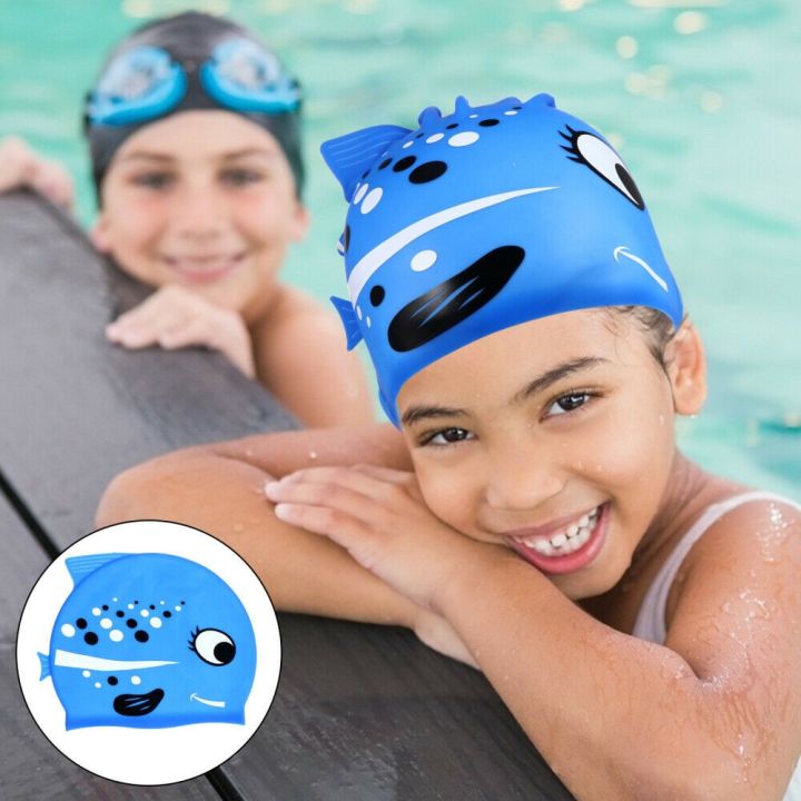 Hot%20Children's%20Swimming%20Cap%20Cartoon%20Fish%20Shape%20Silica%20Gel%20Silicon%20Waterproof%20Protect%20Ear%20Shark%20Shape%20Swim%20Pool%20Hat%20Kids%20Caps%20-%20Image%202