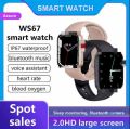 WS67 Big 2.0 inch Super Amoled Curb Display Smart Watch.