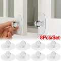 8pcs Diamond wall hook self adhesive stylish design for multipurpose use. 