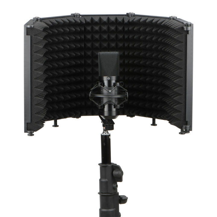 LOMEHO%203%20Plastic%20Microphone%20Shield%20Foldable%20Panels%20Adjustable%20Isolation%20Broadcast%20Sing%20Reduce%20Noise%20Recording%20Windscreen%20LO-PS68%20-%20Image%204