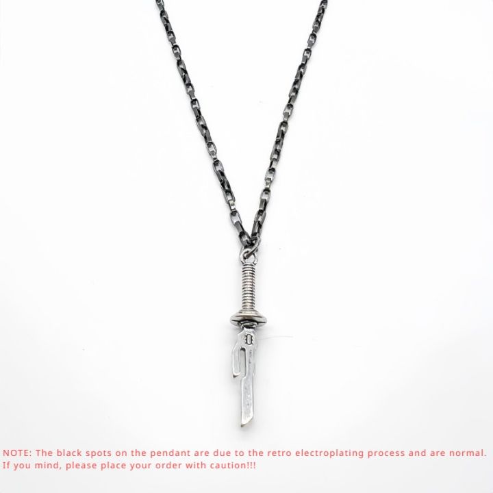 【Heartbeat Girl Store】(NEW)Jujutsu Kaisen Fushiguro Toji Necklace Spear of Tianri painting Anime Jewelry Fashion Man Woman Cosplay Access Gifts