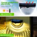 Outdoor Solar Lights LED Garden Decoration Deck Lamp Wall Sconce Fence Lamp Driveway Garden Lights. 