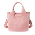 Canvas Crossbody Bags Bucket Zipper Tote Bag Multi-compartments Fashion Mommy Bag Portable for Shopping Travel for Vacation Work.