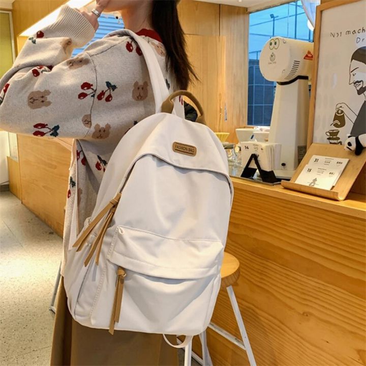 Women Fashion Backpack Student Schoolbag Large Capacity High School Female Backpack Leisure Bags Shoulder Adjustable Backpack