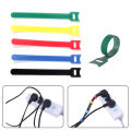 Nylon Fastening Cable Tie Desktop Organizer Hook Loop Bundle Cord Cable Management Strap Wired Headset Data Cable Collation Rope minghao. 