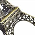 SATYAM KRAFT 1 Piece Metal Eiffel Tower Antique Vintage Statue for Room, Office, Decorative Showpeice for Home, Desk Decor, Table Stand Holder (25 cm). 
