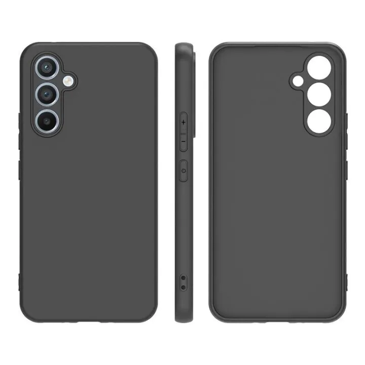 Premium%20Silicone%20Matte%20Soft%20Phone%20Case%20-%20Black%20For%20Samsung%20Galaxy%20A54%20-%20Image%202