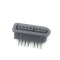 【2023NEW】2PCS Replacement Grey For SFC Console 90 180 Degree Female 7 Pin Connector Socket for SNES Controller. 