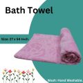 Bath Towel Easy Hand Washable - Premium Quality Cotton Fabric..