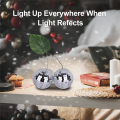 Cherry Disco Ball Decor, Single Mirror Ball Cherry Mirror Ball. 