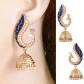 Stud Earrings Exquisite Peock Faux Pearls Dangle Earrings.
