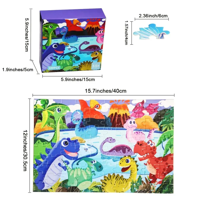 Puzzles%20for%20Kids%20Ages%204-8,%20Kids%20Puzzles%20100%20Piece%20Big%20Dinosaur%20Floor%20Jigsaw%20Puzzle%20for%20Kids%20Children%20Educational%20Puzzles%20Toys%20fo%20-%20Image%203