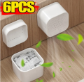 1/6pcs Refrigerator Deodorizer Fridge Air Purifier Deodorant Activated Carbon Box Bamboo Charcoal Smell Remover Suitable For Cabinet. 