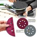 30Pcs 5-Inch Sanding Disc Sets, Hook&Loop 5-Inch 8-Hole Combination (800/1000/1500/2000/3000/5000) Sandpaper New Silicon Carbide.