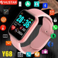 HLstar® D20 Smart Watch Y68 1.44" Men Women Bluetooth 4.0 Sports Watch Waterproof Smartwatch for Android IOS.