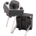 20 Pcs 6x6x5mm Momentary Tactile Tact Push Button Switch 2 Pin DIP Through Hole. 