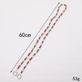 Christmas Series Lanyard Beaded Crossbody Chain Hanging Accessories.