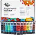 Mont Marte Acrylic Color Paint Set (75ML) - 12 Colors.
